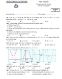 Đề thi học kì 1 môn Toán 10 năm 2018-2019 có đáp án - Trường THPT Lương Thế Vinh - Mã đề 132