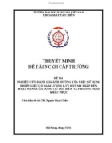 Đề tài nghiên cứu khoa học cấp trường: Nghiên cứu đánh giá ảnh hưởng của việc sử dụng nhiên liệu có hàm lượng lưu huỳnh thấp đến hoạt động của động cơ tàu biển và phương pháp khắc phục