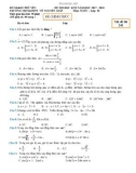 Đề thi học kì 2 môn Toán 10 năm 2017-2018 có đáp án - Trường THCS&THPT Võ Nguyên Giáp - Mã đề 241