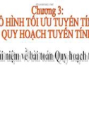 Quy hoạch tuyến tính