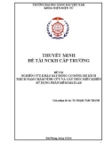 Đề tài nghiên cứu khoa học cấp trường: Nghiên cứu khảo sát động cơ đồng bộ kích thích nam châm vĩnh cửu và cấu trúc điều khiển sử dụng phần mềm matlab