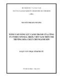 Luận văn Thạc sĩ Kinh tế: Nâng cao năng lực cạnh tranh của Công ty TNHH Connell Bros Việt Nam trên thị trường hóa chất cho ngành sơn