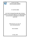 Tóm tắt Luận văn Thạc sĩ Quản trị kinh doanh: Các yếu tố ảnh hưởng đến việc sử dụng dịch vụ ngân hàng điện tử của khách hàng tại ngân hàng VietinBank chi nhánh Kon Tum