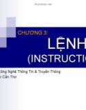 Bài giảng Lập trình hướng đối tượng C++ - Chương 3: Lệnh