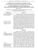 Đánh giá mức độ trưởng thành số trong khu vực công: Hàm ý chính sách và quản trị đối với chuyển đổi số ở Việt Nam