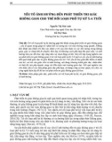 Yếu tố ảnh hưởng đến phát triển tri giác không gian cho trẻ rối loạn phổ tự kỷ 5-6 tuổi