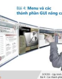 Bài giảng Lập trình Java 3 - Bài 4: Các thành phần GUI cơ bản