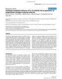 Antibody-mediated delivery of IL-10 inhibits the progression of established collagen-induced arthritis