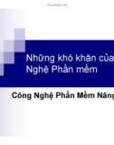 Bài giảng Công nghệ phần mềm nâng cao: Những khó khăn của kỹ nghệ phần mềm - Pham Ngoc Hung