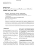 Báo cáo hóa học:   Research Article Hard Real-Time Performances in Multiprocessor-Embedded Systems Using ASMP-Linux