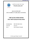 Báo cáo nghiên cứu khoa học cấp trường: Thiết kế hệ thống nhúng cho thiết bị nội soi nha khoa