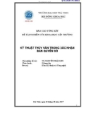 Báo cáo nghiên cứu khoa học cấp trường: Kỹ thuật thủy vân trong xác nhận bản quyền số