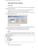 Hướng dẫn thực hành Lập trình C trên Windows-Giới thiệu về List Control