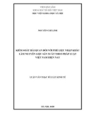Luận văn Thạc sĩ Luật kinh tế: Kiểm soát Hải quan đối với phế liệu nhập khẩu làm nguyên liệu sản xuất theo pháp luật Việt Nam hiện nay