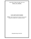 Sáng kiến kinh nghiệm Mầm non: Một số biện pháp nhằm giúp trẻ 5 - 6 tuổi làm quen làn điệu Dân ca Hò khoan Lệ Thủy