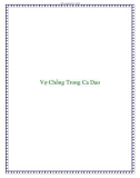 Vợ Chồng Trong Ca Dao