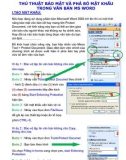 Cach pha bo mat khau trong Word va Excel