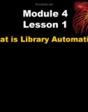 Module 4 Lesson 1 What is Library Automation