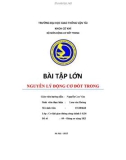 Bài tập lớn Nguyên lý động cơ đốt trong