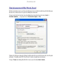 Tìm lại password File Word
