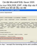 Cài đặt Microsotf SQL Sever 2005