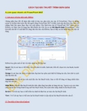 Cách tạo bài thuyết trình  - MS Office PowerPoint 2007