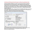 Cài Windows AIK trong Windows Vista