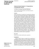 Internal control system in cooperatives: A systematic review