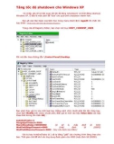 Tăng tốc độ shutdown cho Windows XP