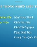 Bài thuyết trình: Hệ thống nhiên liệu trên ô tô