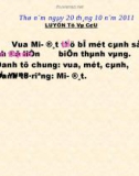 Giáo án điện tử mầm non: Bài giảng về Động Từ