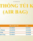 Bài thuyết trình: Hệ thống túi khí (Air bag)