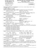 Đề thi giữa học kì 1 môn Hóa học lớp 11 năm 2022-2023 - Trường THPT Âu Cơ, Quảng Nam