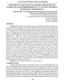 Assessment of the effect of aerosol disinfection of nanosilver and hydroperoxide Ag+ at Can Tho University of medicine and pharmacy