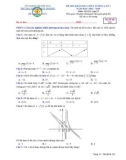 Đề thi KSCL môn Toán lớp 12 năm 2024-2025 - Trường THPT Thạch Thành 1, Thanh Hóa