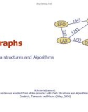 Data Structures and Algorithms: Graphs