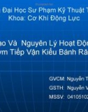 Bài thuyết trình: Cấu tạo và nguyên lý hoạt động của bơm tiếp vận kiểu bánh răng