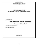 Sáng kiến kinh nghiệm THPT: Một số kỹ thuật giúp học sinh học tốt phương trình lượng giác