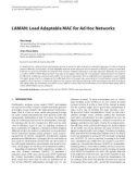 Báo cáo hóa học:  LAMAN: Load Adaptable MAC for Ad Hoc Networks Marc Realp