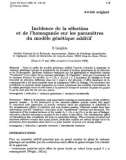 Báo cáo sinh học: Incidence de la sélection et de l’homogamie sur les paramètres du modèle génétique additif