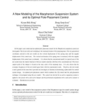 A new nodeling of the Macpherson suspension system and its optimal Pole-Placement control