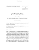 Báo cáo toán học:  On a Probability Metric  Based on Trotter Operator 