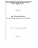 Luận văn Thạc sĩ Văn hóa học: Tang ma của người Dao Đỏ ở xã Tân Phương, huyện Lục Yên, tỉnh Yên Bái