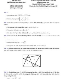 Đề thi vào lớp 10 chuyên Toán năm 2020-2021 - Trường Đại học Khoa học Huế (Vòng 2)