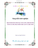 Sáng kiến kinh nghiệm: Một số phương pháp dạy toán lớp 4 theo hướng tích cực hóa hoạt động học tập của học sinh