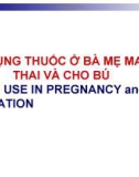 Thuốc khi có thai và cho bú