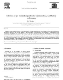 Selection of pre-blended expanders for optimum leadracid battery performance