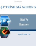 Lập trình mã nguồn mở: Banner