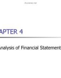 Lecture Managerial finance - Chapter 4: Analysis of financial statements