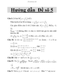 Hướng dẫn Đề sô 5